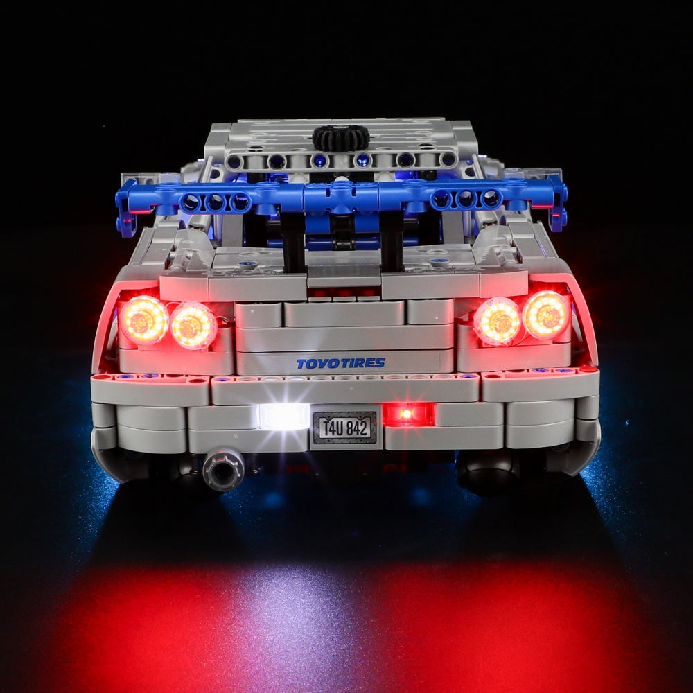 Beleuchtungsset für den Nissan Skyline GT-R (R34) aus 2 Fast 2 Furious (Auto 42210) - Briksmax 2.0