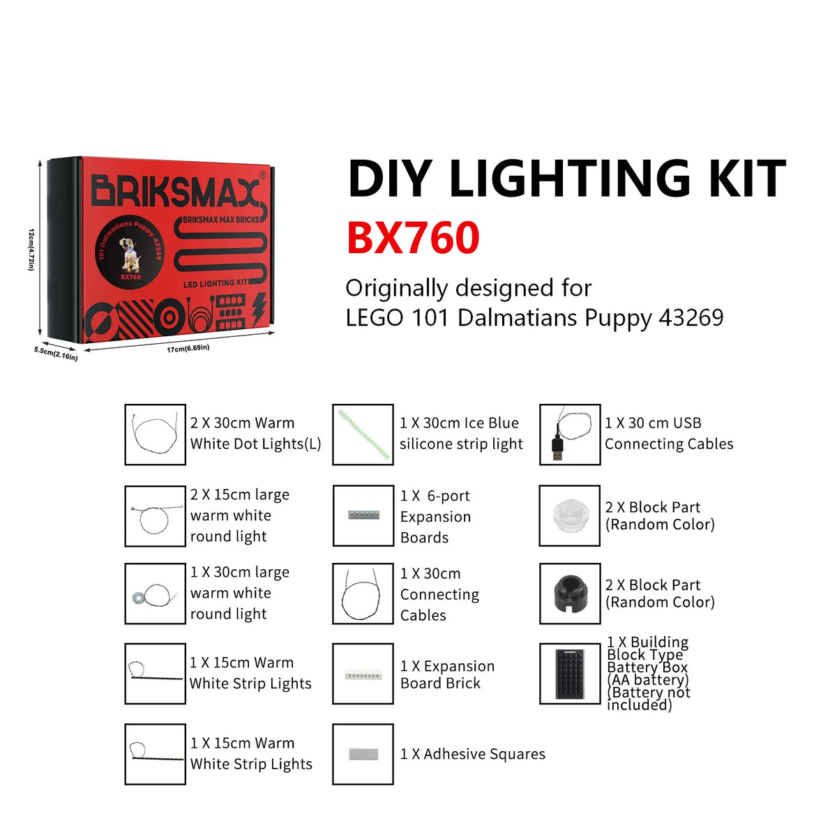 DIY Builder Pack – Lighting Kits for LEGO Builds