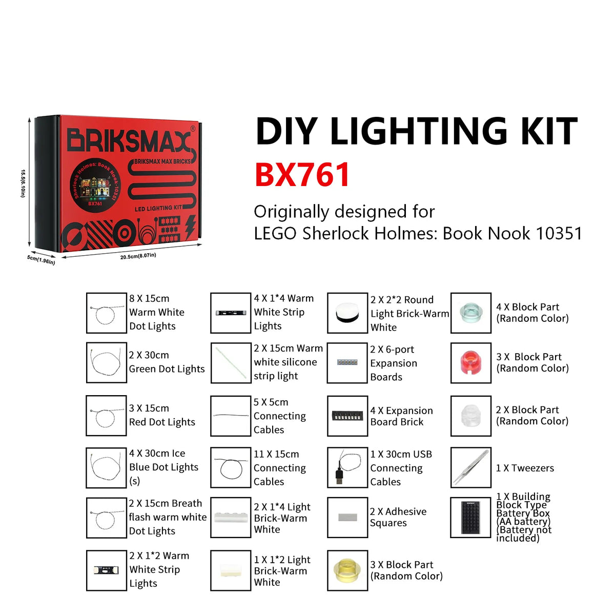 DIY Mega Pack – Lighting Kits for LEGO Builds