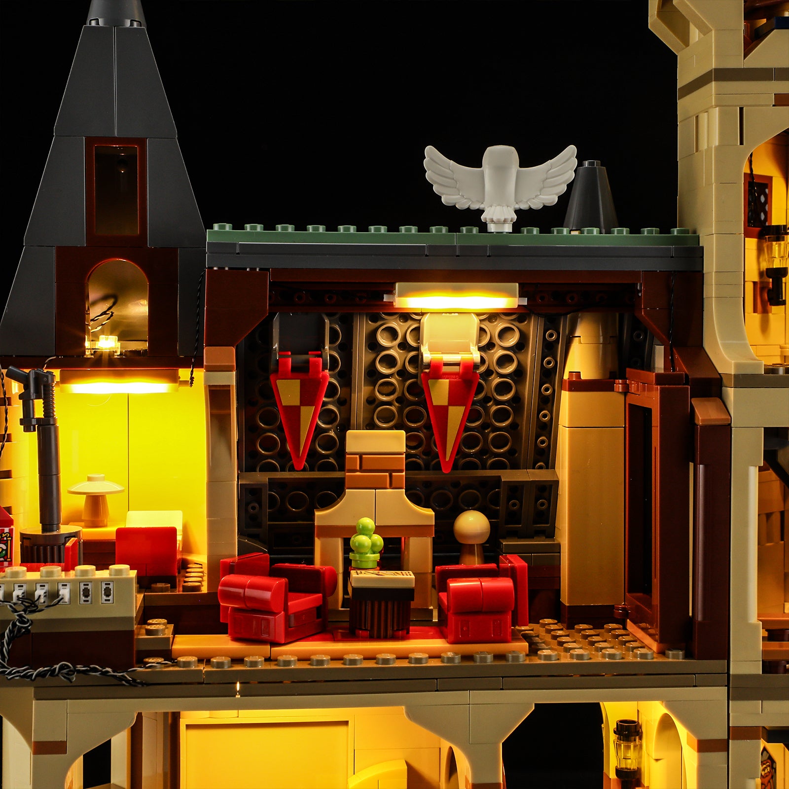 Briksmax 2.0 Light Kit For Hogwarts™ Castle: The Main Tower #76454-16