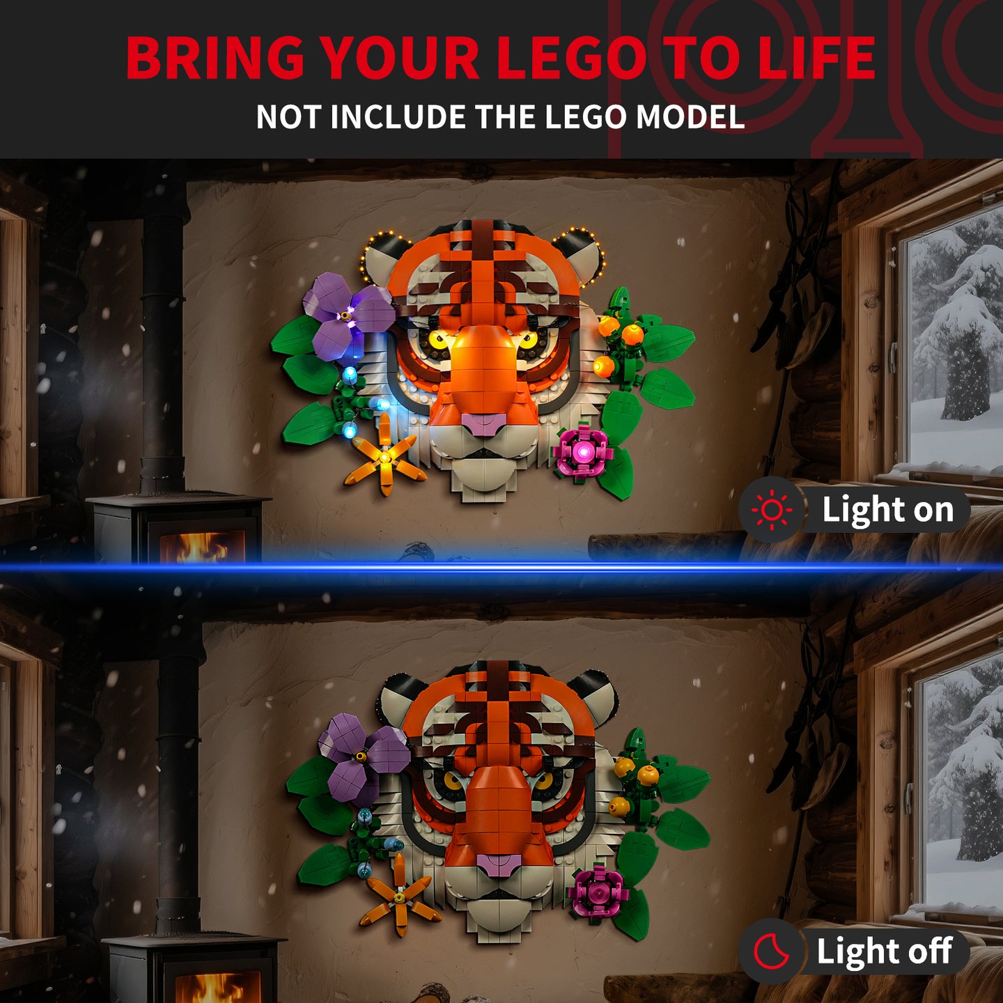 Briksmax 2.0 Light Kit For The Fauna Collection - Tiger #31217 - 3