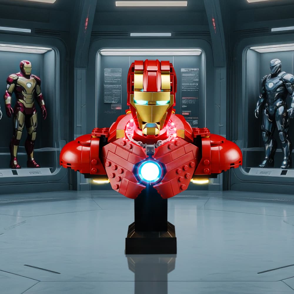 Beleuchtungsset für Iron Man MK4 Büste 76327 - Briksmax 2.0