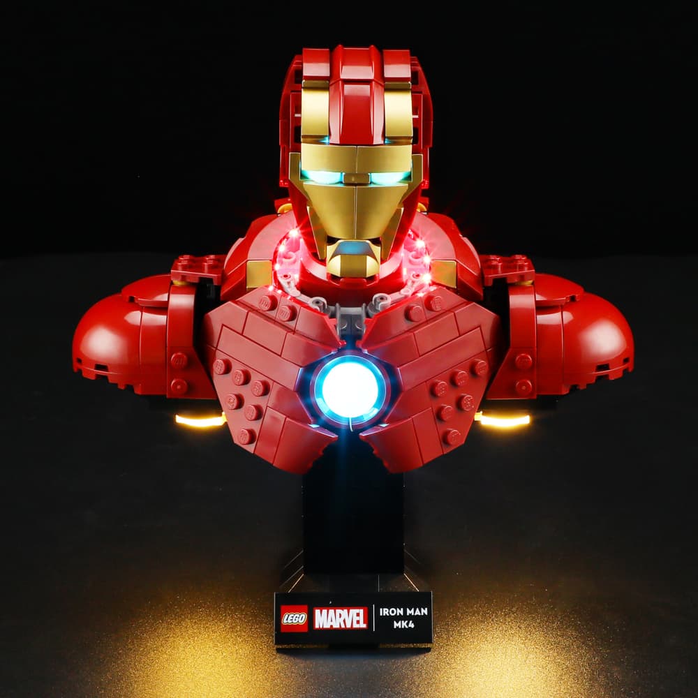Beleuchtungsset für Iron Man MK4 Büste 76327 - Briksmax 2.0