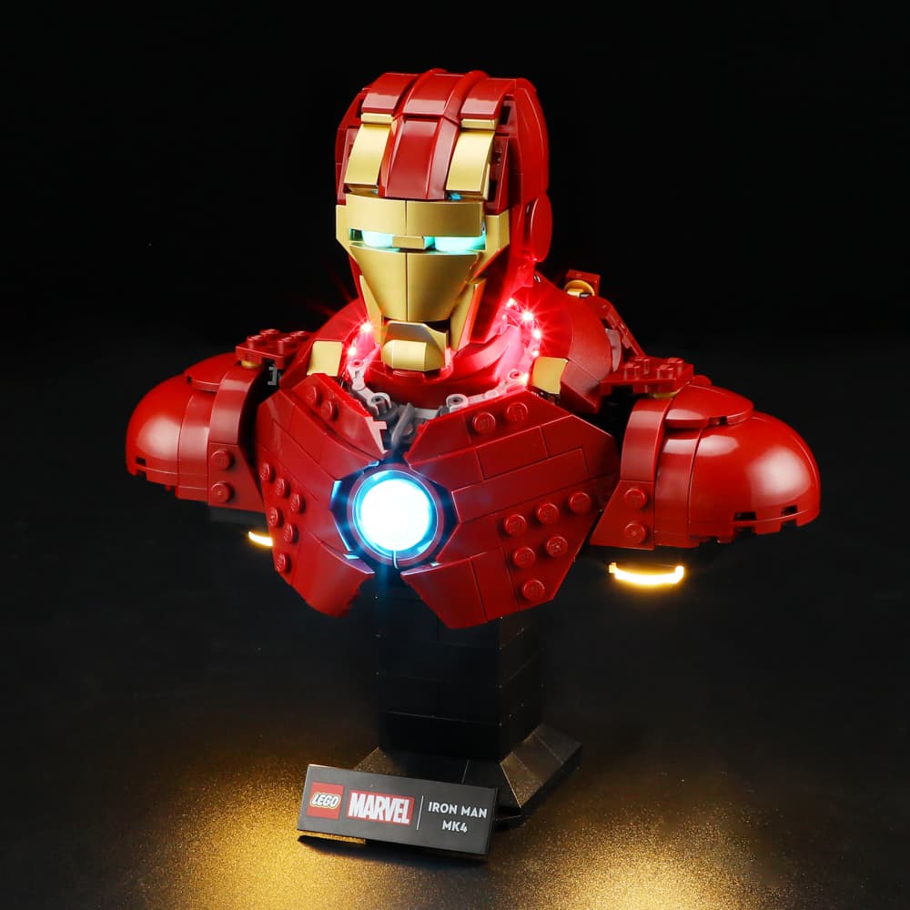 Beleuchtungsset für Iron Man MK4 Büste 76327 - Briksmax 2.0