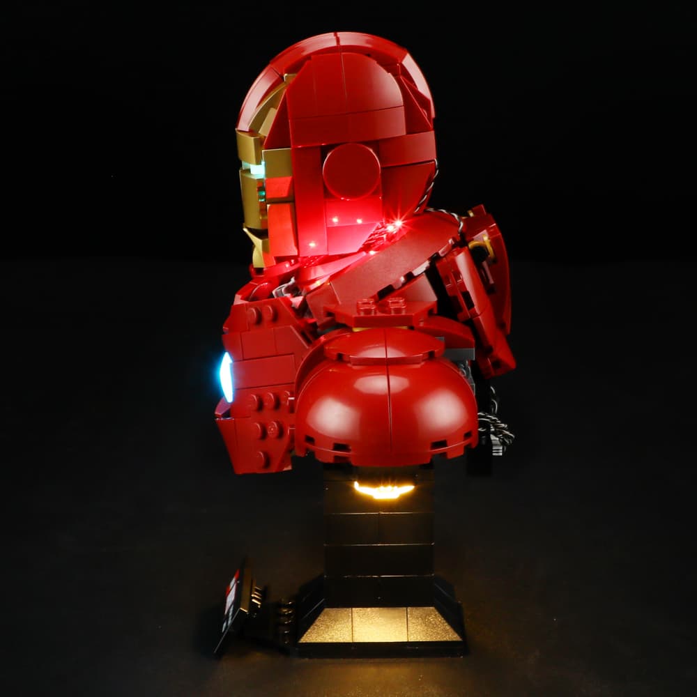 Beleuchtungsset für Iron Man MK4 Büste 76327 - Briksmax 2.0