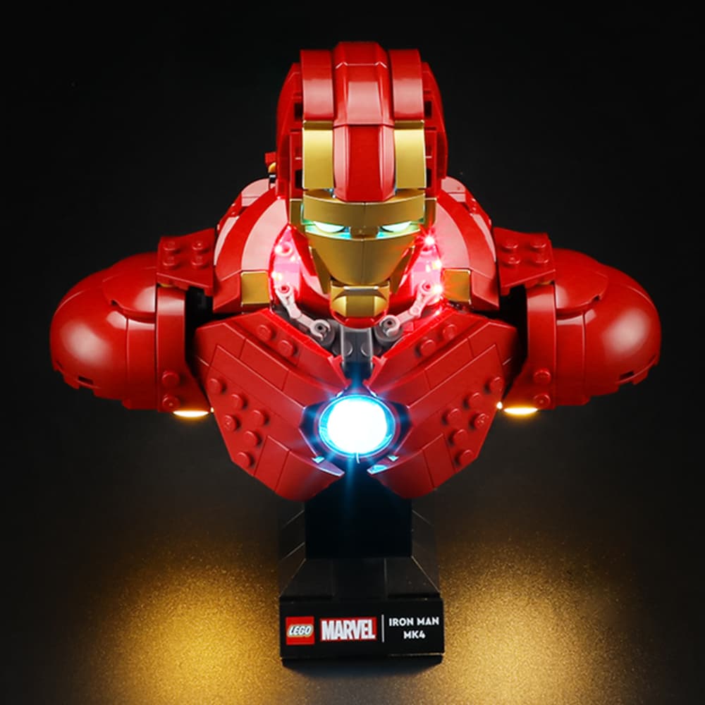 Beleuchtungsset für Iron Man MK4 Büste 76327 - Briksmax 2.0