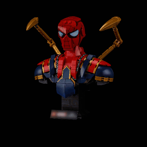 Briksmax 2.0 Light Kit For LEGO  Iron Spider-Man Bust