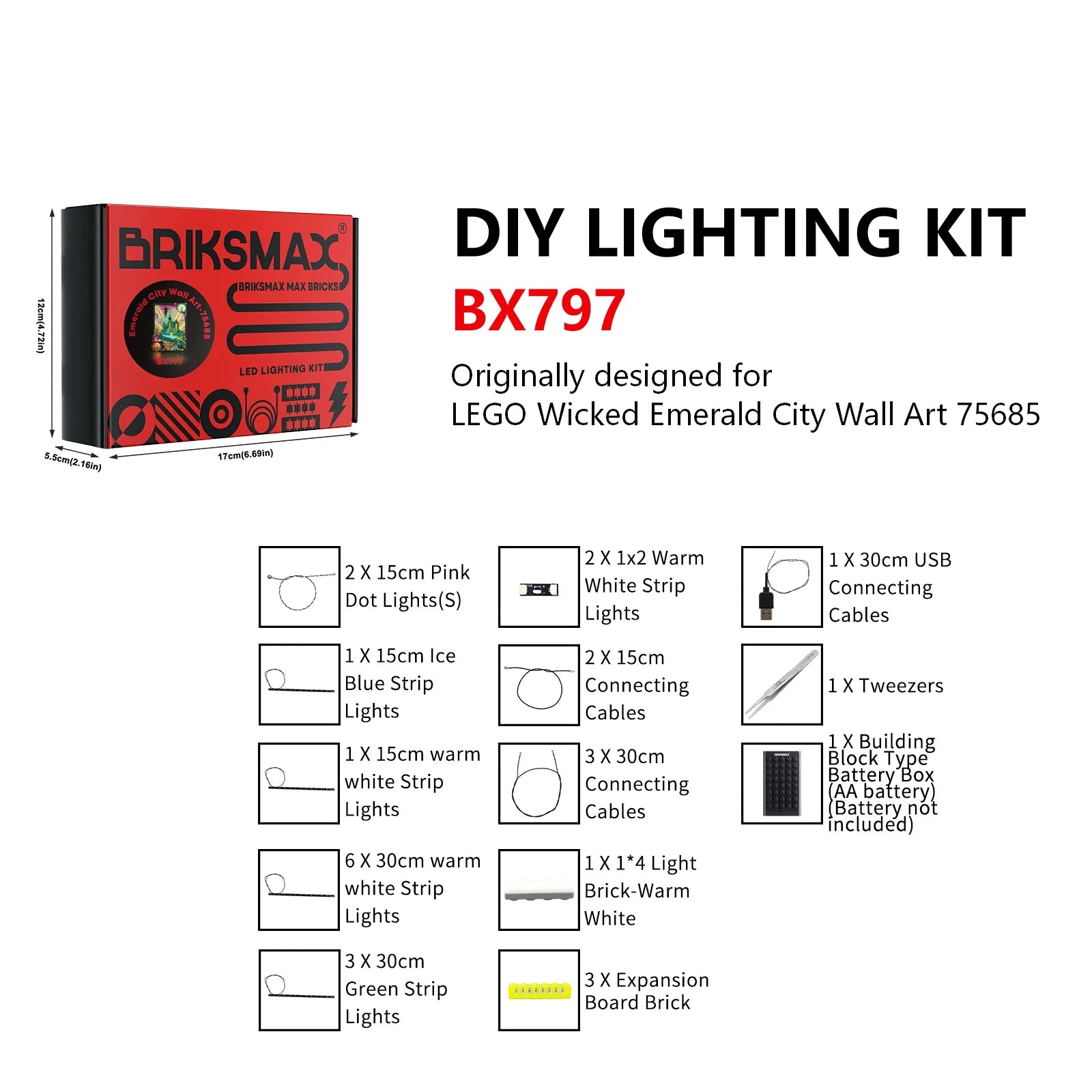 DIY Builder Pack – Lighting Kits for LEGO Builds