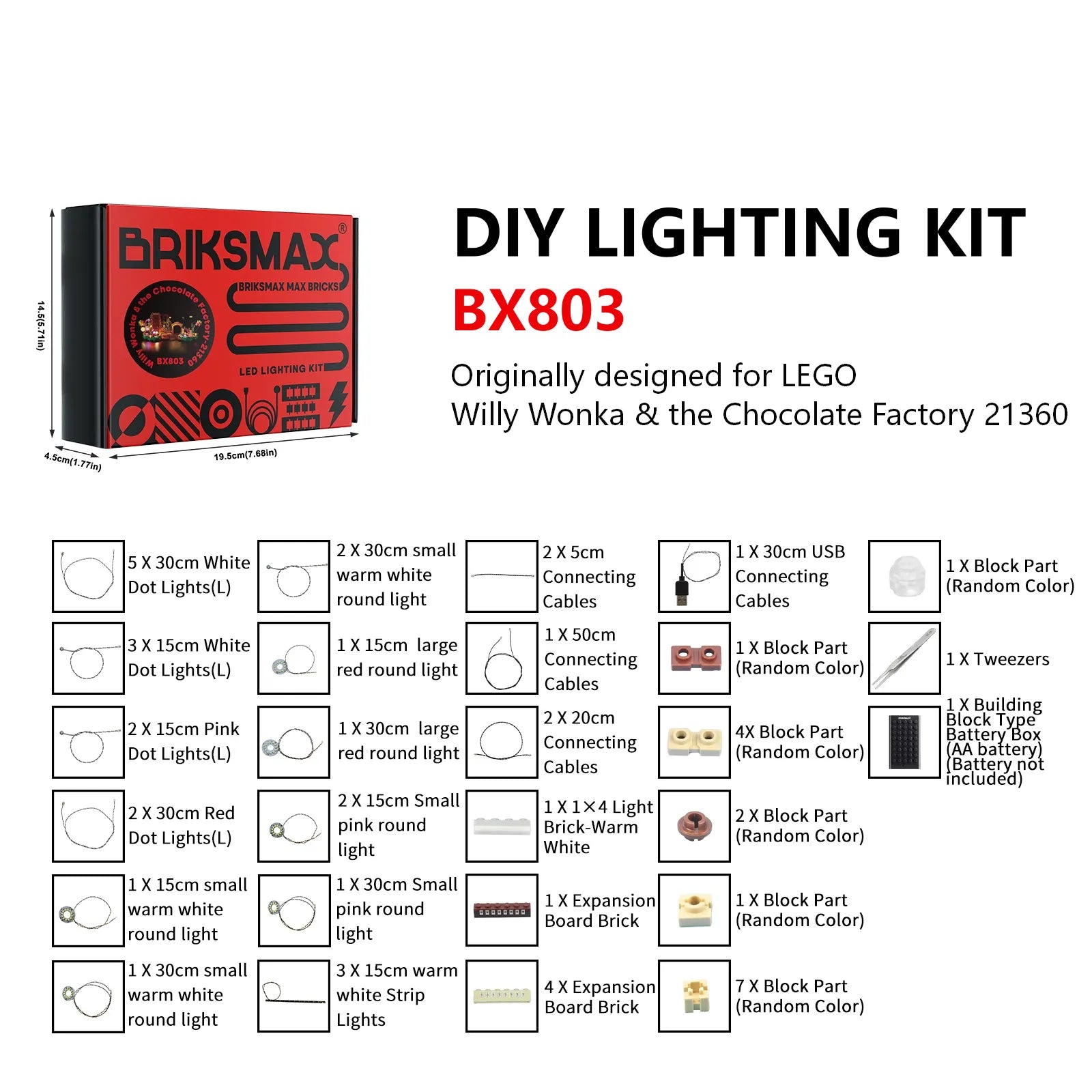 DIY Creator Pack – Lighting Kits for LEGO Builds