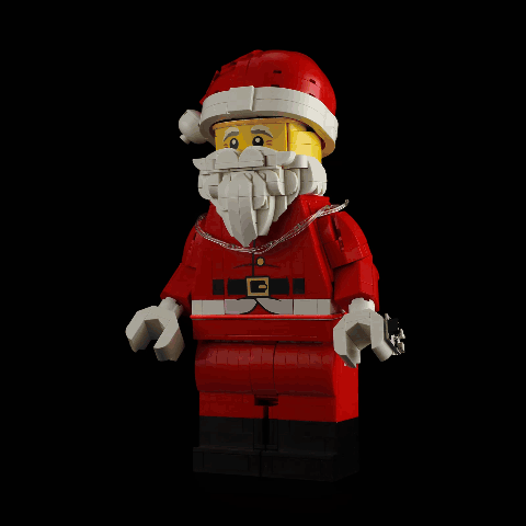 Light Kit for Up-Scaled Santa Minifigure 40820- Briksmax 2.0