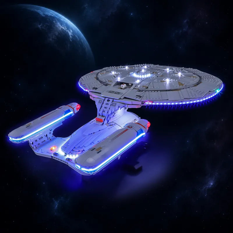 Light Kit for Star Trek: U.S.S. Enterprise NCC-1701-D 10356（Premium Version）- Briksmax 2.0
