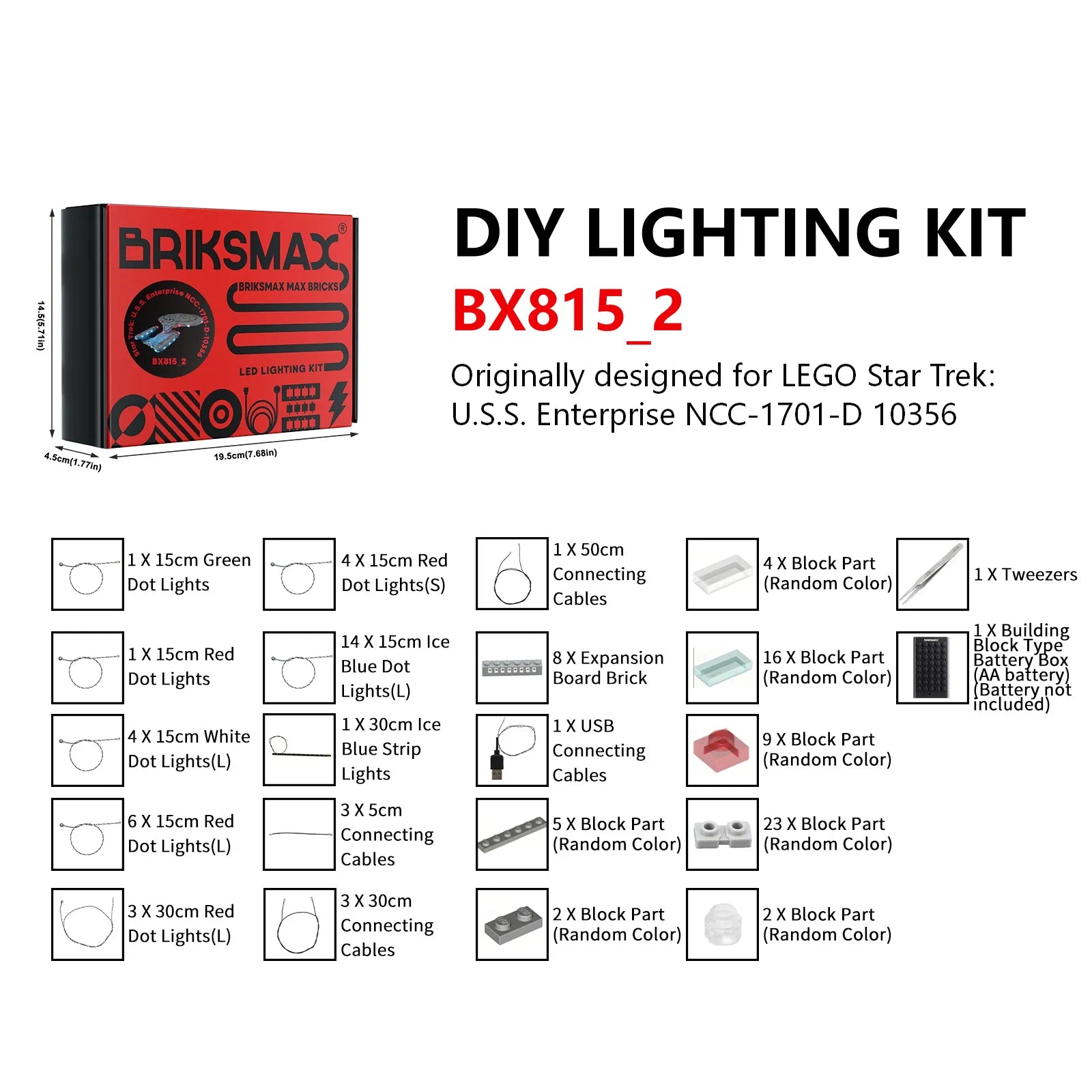 DIY Creator Pack – Lighting Kits for LEGO Builds