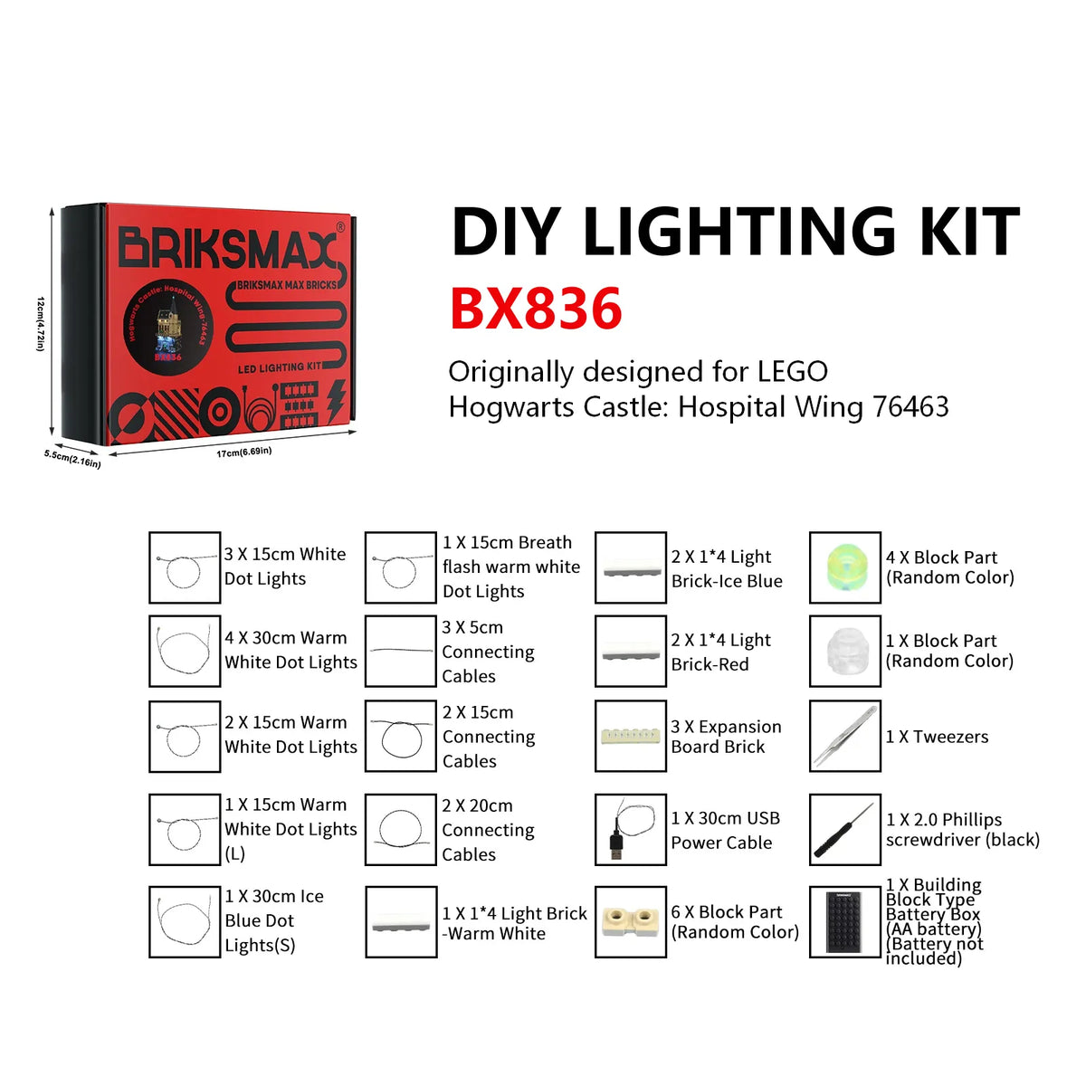 DIY Builder Pack – Lighting Kits for LEGO Builds