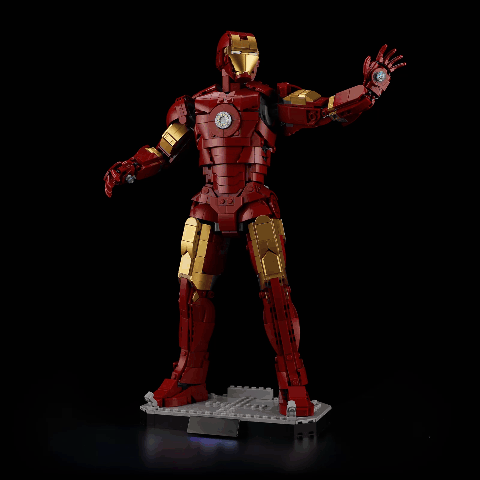 Touch-Control Light Kit for Iron Man Mark 3 Collectors' Edition 76344- Briksmax 2.0
