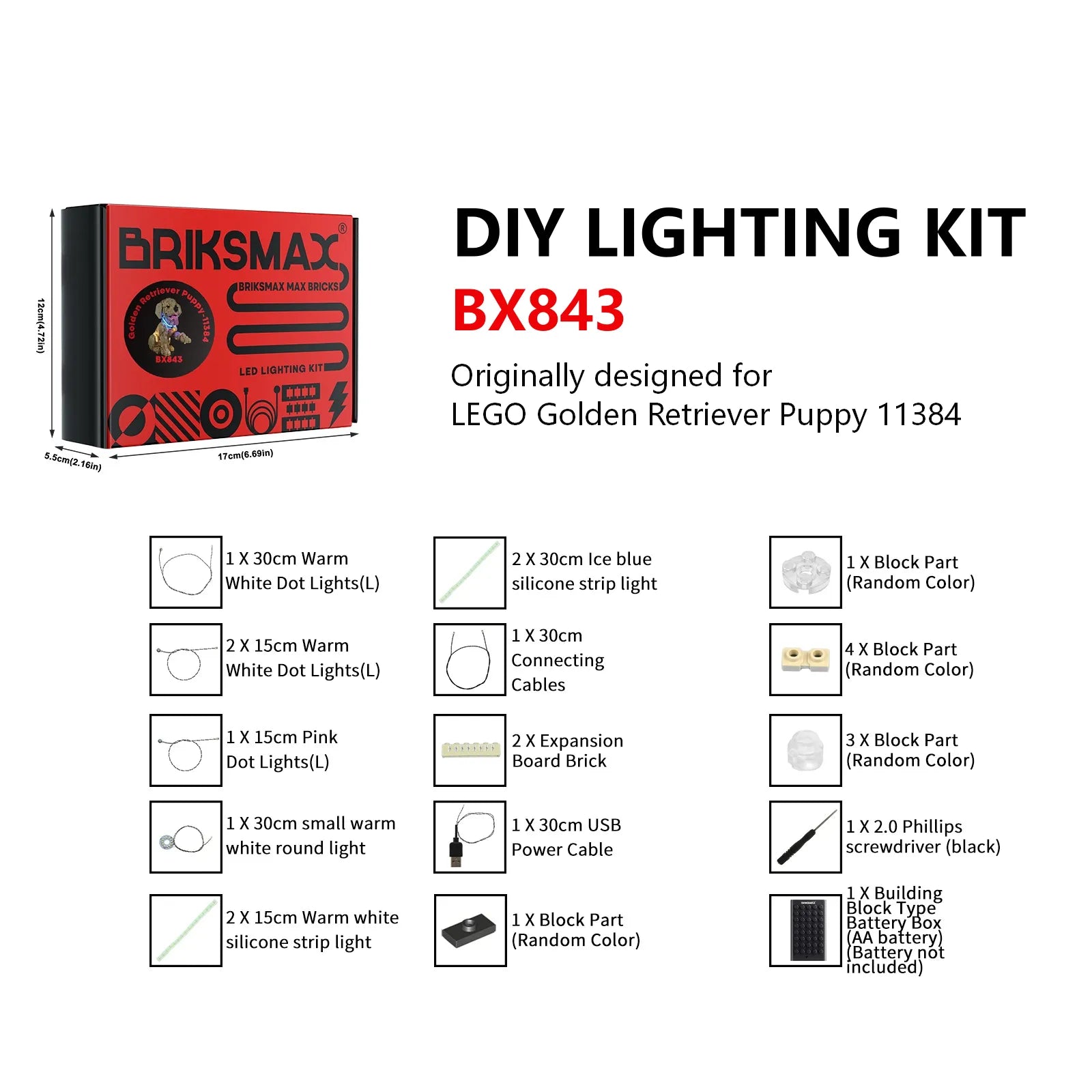DIY Builder Pack – Lighting Kits for LEGO Builds