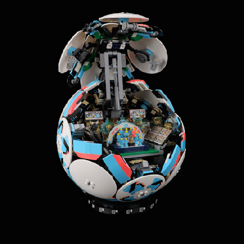 Light Kit for Soccer Ball (Football) 43019 - Briksmax 2.0 | Remote + RGB Version