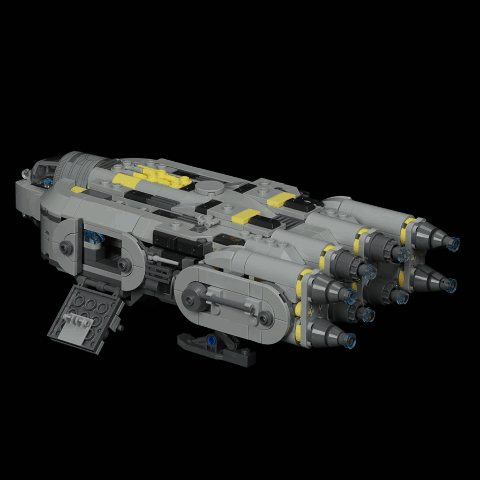 Beleuchtungsset für Anzellan Raumschiff 75445 - Briksmax 2.0