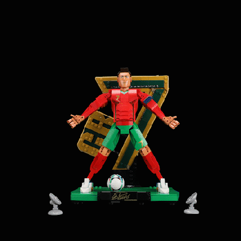 Light kit for Cristiano Ronaldo – Soccer Legend 43016 -Briksmax 2.0 |  Green No.7 Edition