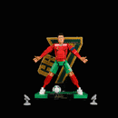 Light kit for Cristiano Ronaldo – Soccer Legend 43016 -Briksmax 2.0 |  Green No.7 Edition