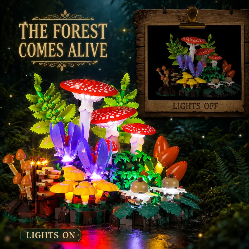 Light kit for Woodland Mushrooms 11505 - Briksmax 2.0
