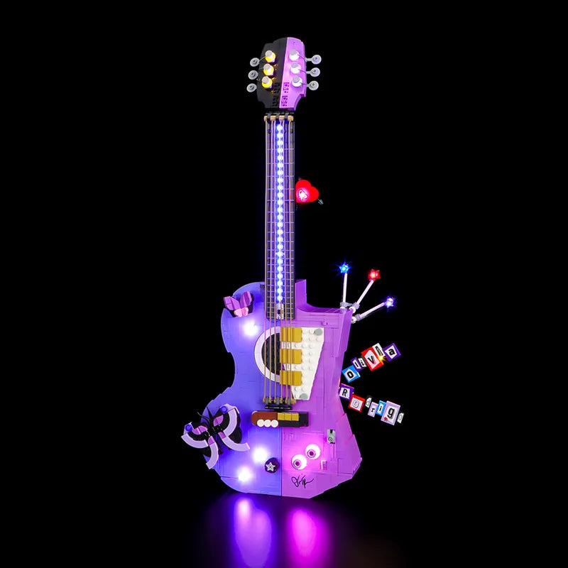 Light kit for Olivia Rodrigo's Dual Guitar 43031 | Briksmax 2.0