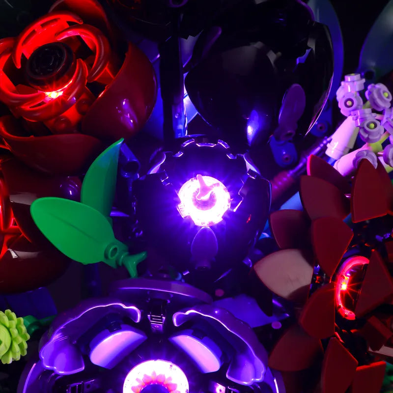 Light kit for Dark Flower Arrangement 11513 | Briksmax 2.0