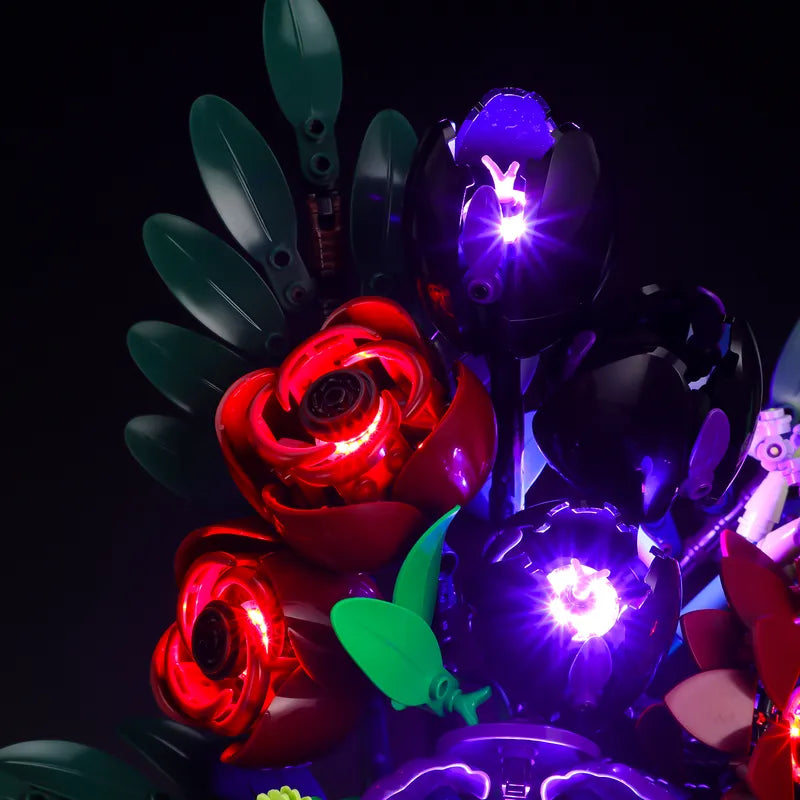 Light kit for Dark Flower Arrangement 11513 | Briksmax 2.0