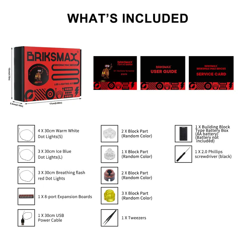 Light kit for E.T. The Extra-Terrestrial 21370 | Briksmax 2.0【Not Final Price｜Coming Soon】