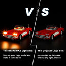 Kit d'éclairage Briksmax pour LEGO Chevrolet Corvette 1961 10321