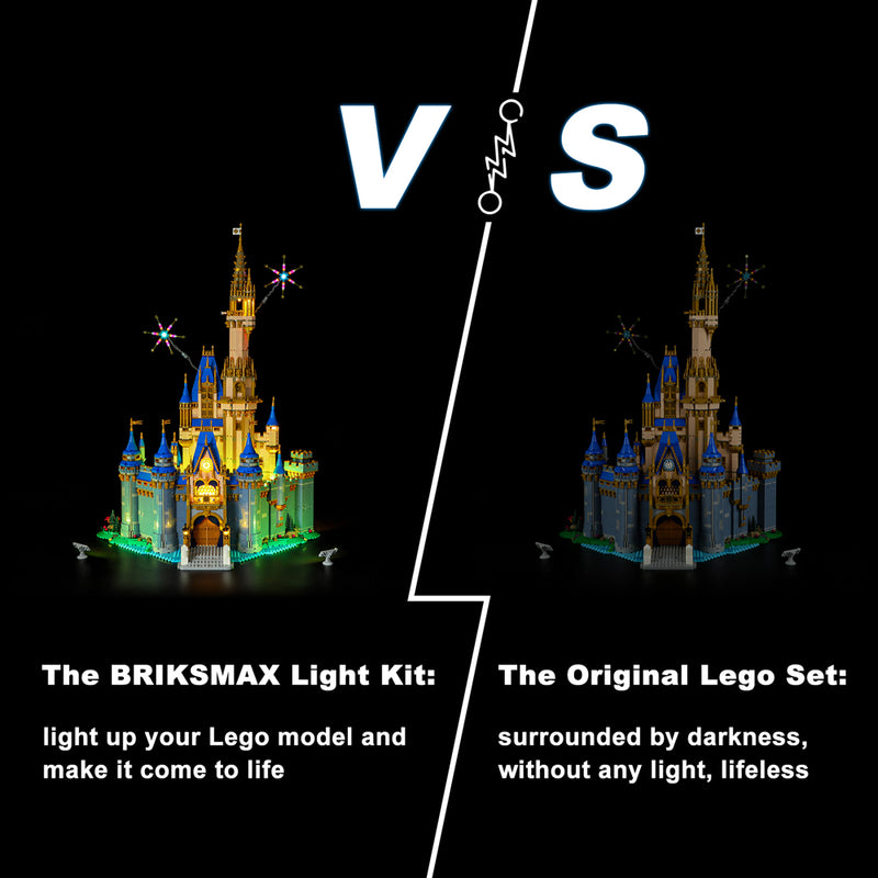 BriksMax Light Kits For LEGO® Disney Castle 43222