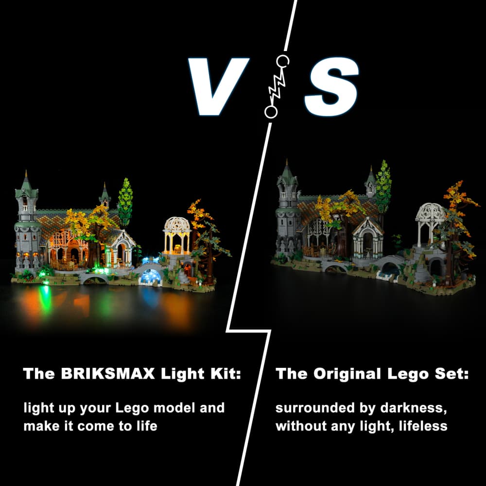 Briksmax Light Kit For LEGO The Lord Of The Rings: Rivendell #10316 - 2