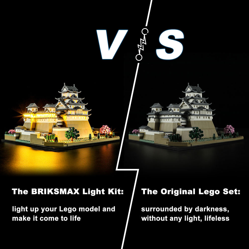 Kit d'éclairage pour le château LEGO Himeji 21060-Briksmax 