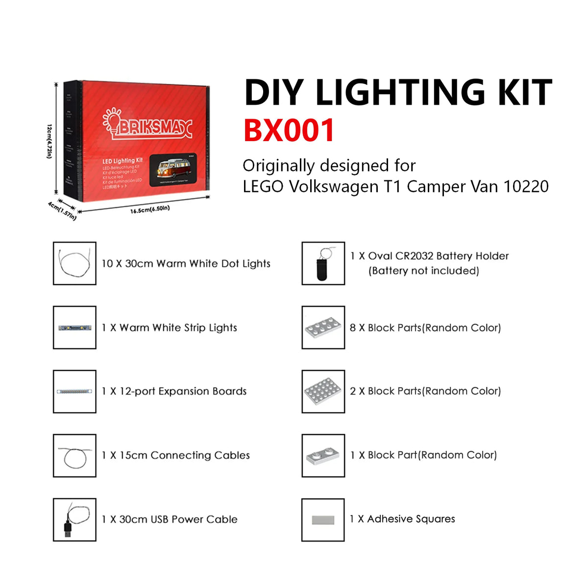 DIY Builder Pack – Lighting Kits for LEGO Builds