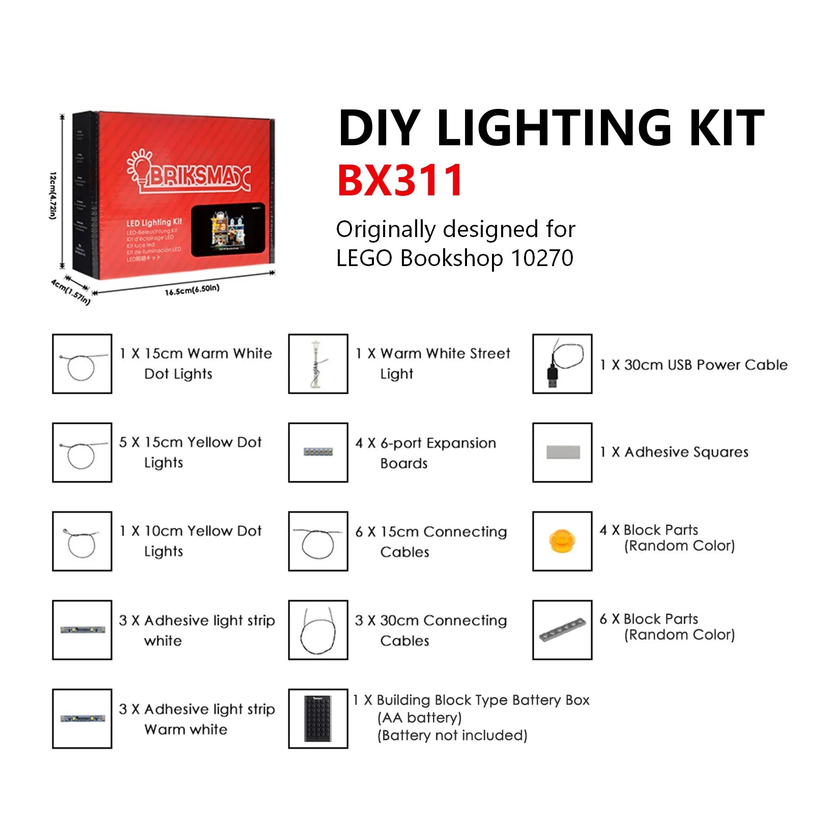 DIY Creator Pack – Lighting Kits for LEGO Builds