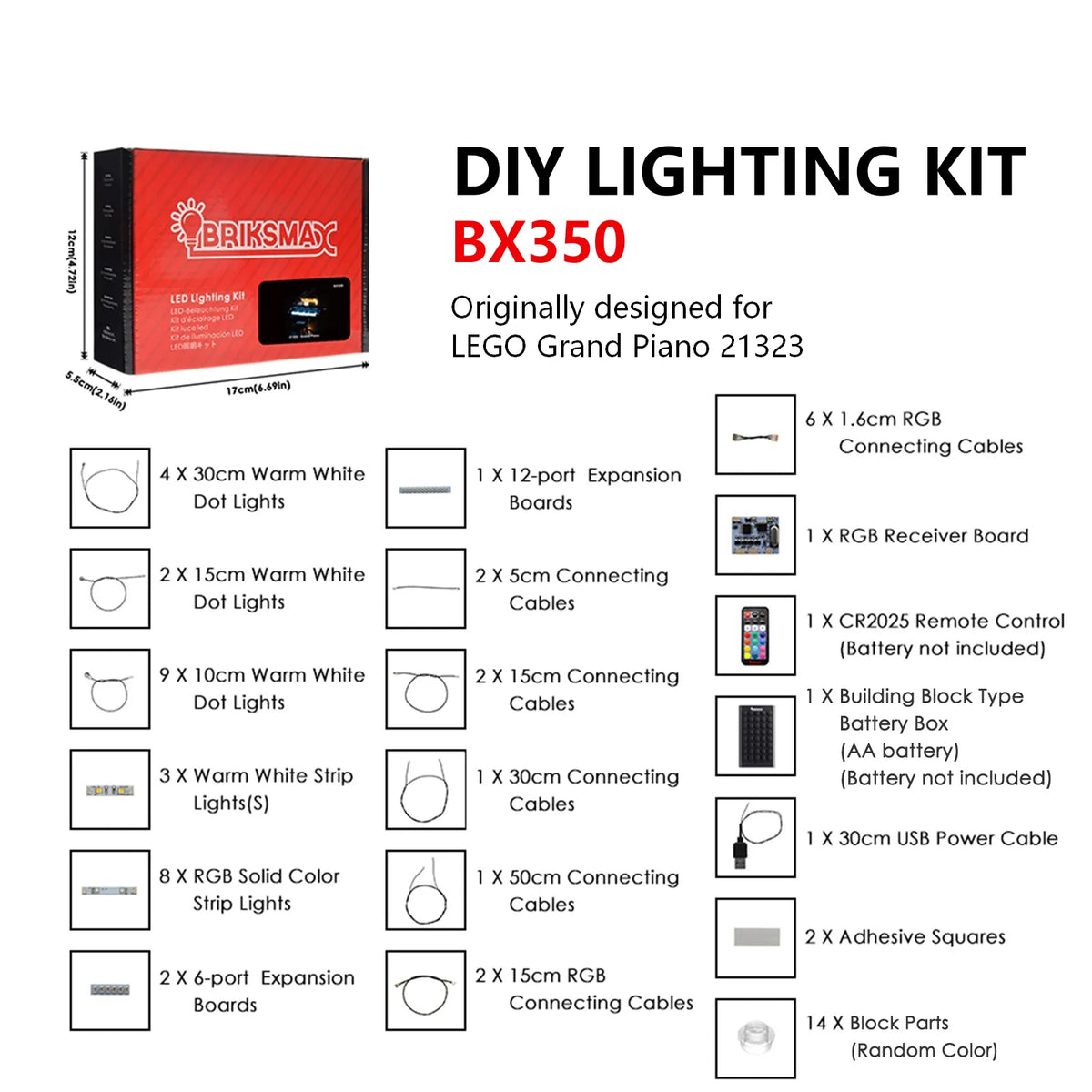DIY Mega Pack – Lighting Kits for LEGO Builds