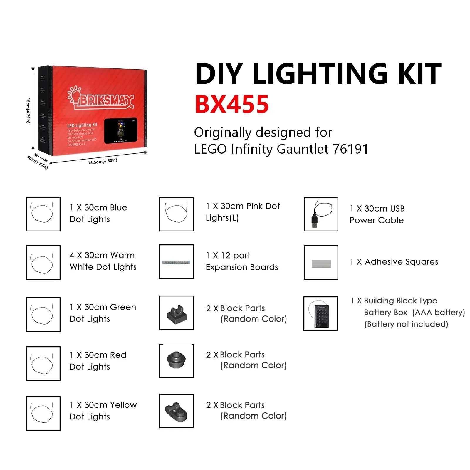 DIY Builder Pack – Lighting Kits for LEGO Builds