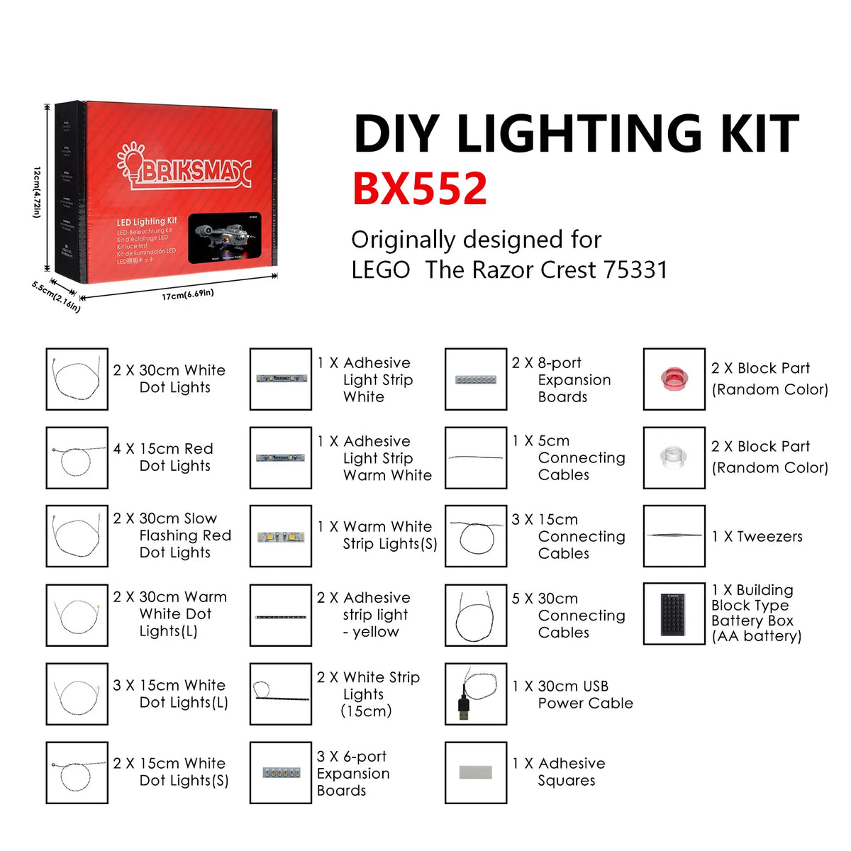 DIY Mega Pack – Lighting Kits for LEGO Builds