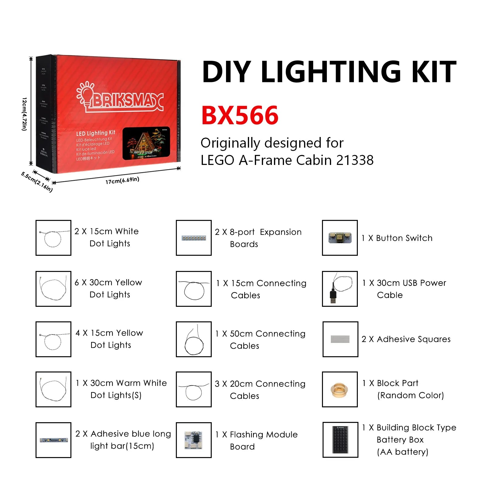 DIY Creator Pack – Lighting Kits for LEGO Builds