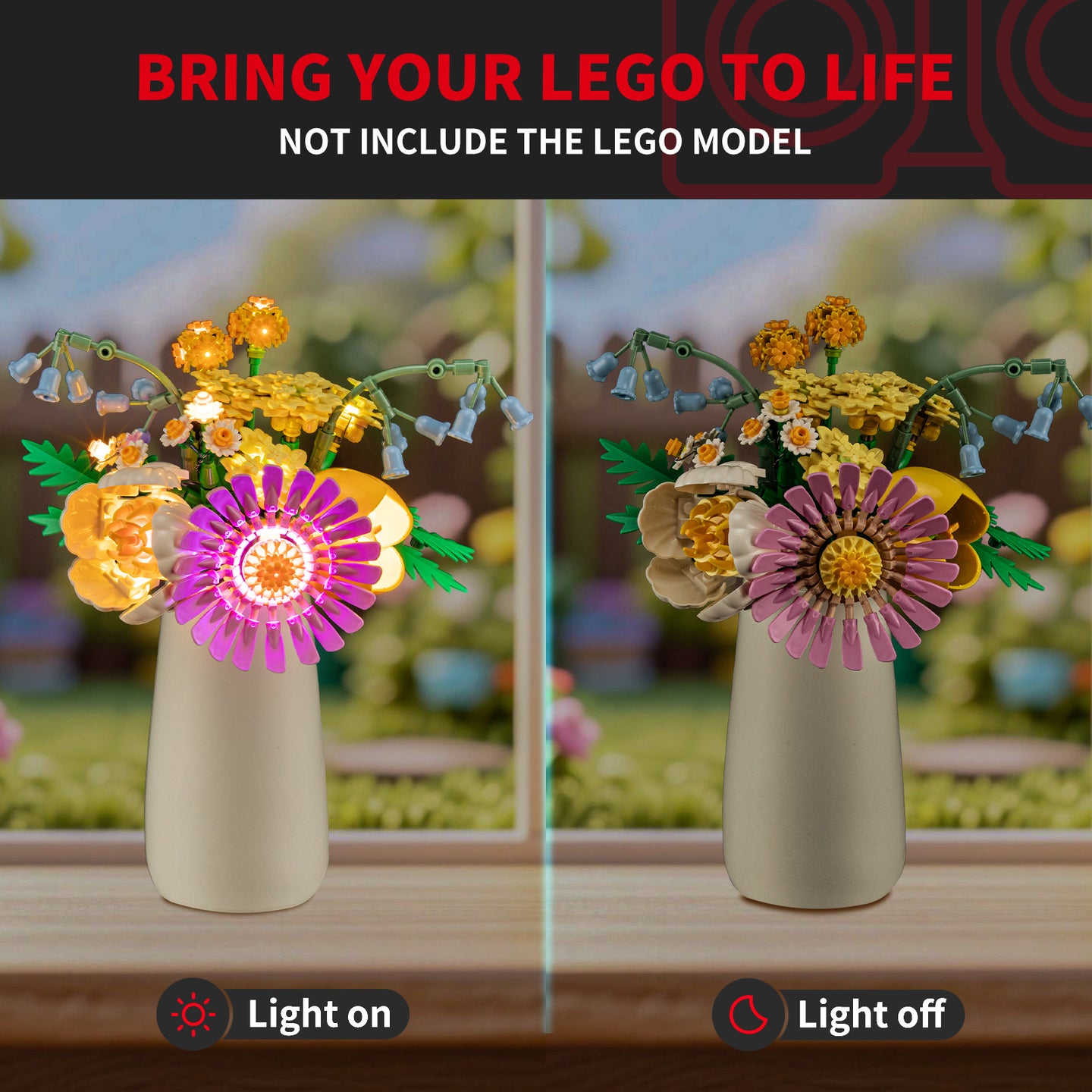 BriksMax 2.0 Light Kit For Petite Sunny Bouquet #10347-3