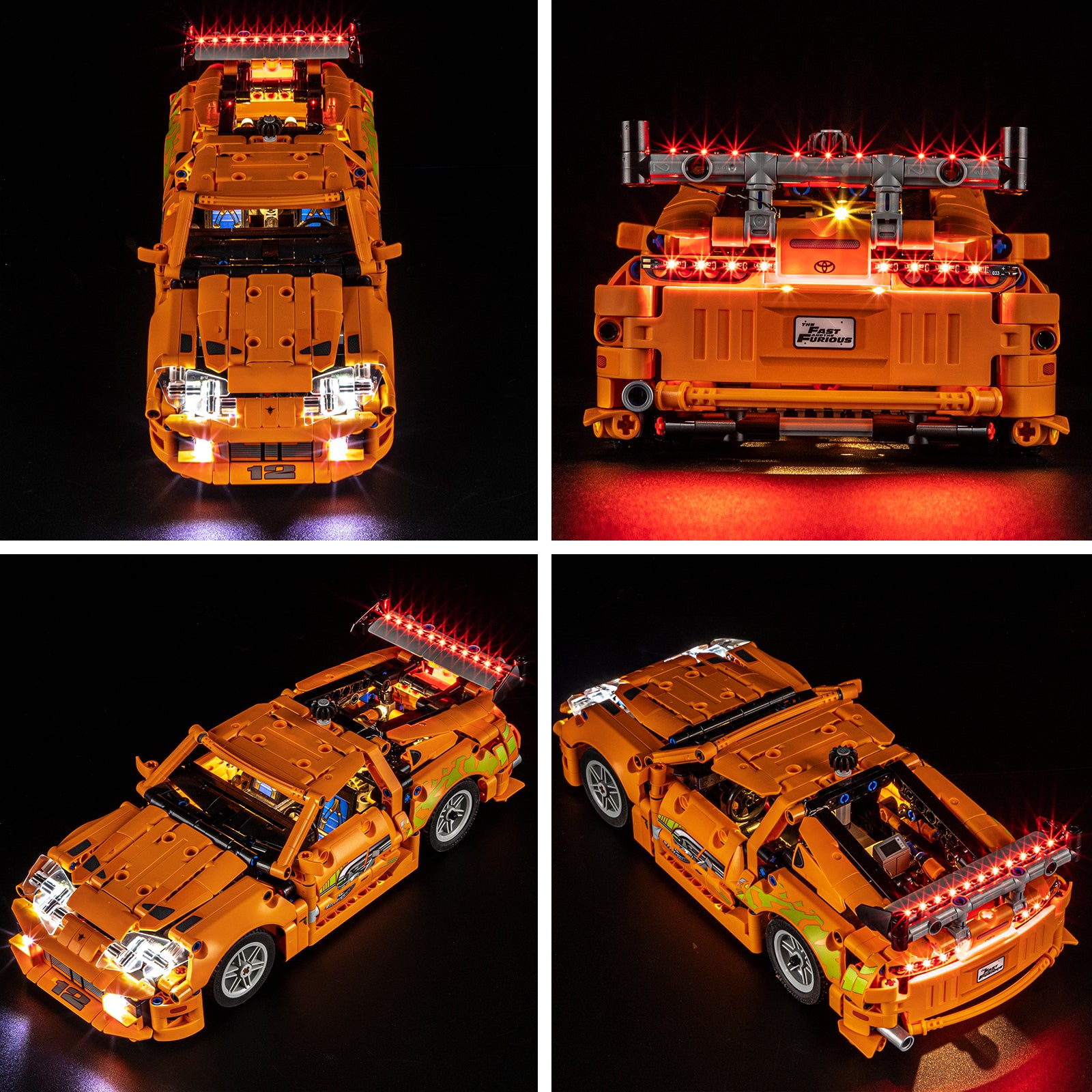 Briksmax 2.0 Light Kit For Fast and Furious Toyota Supra MK4 #42204-18