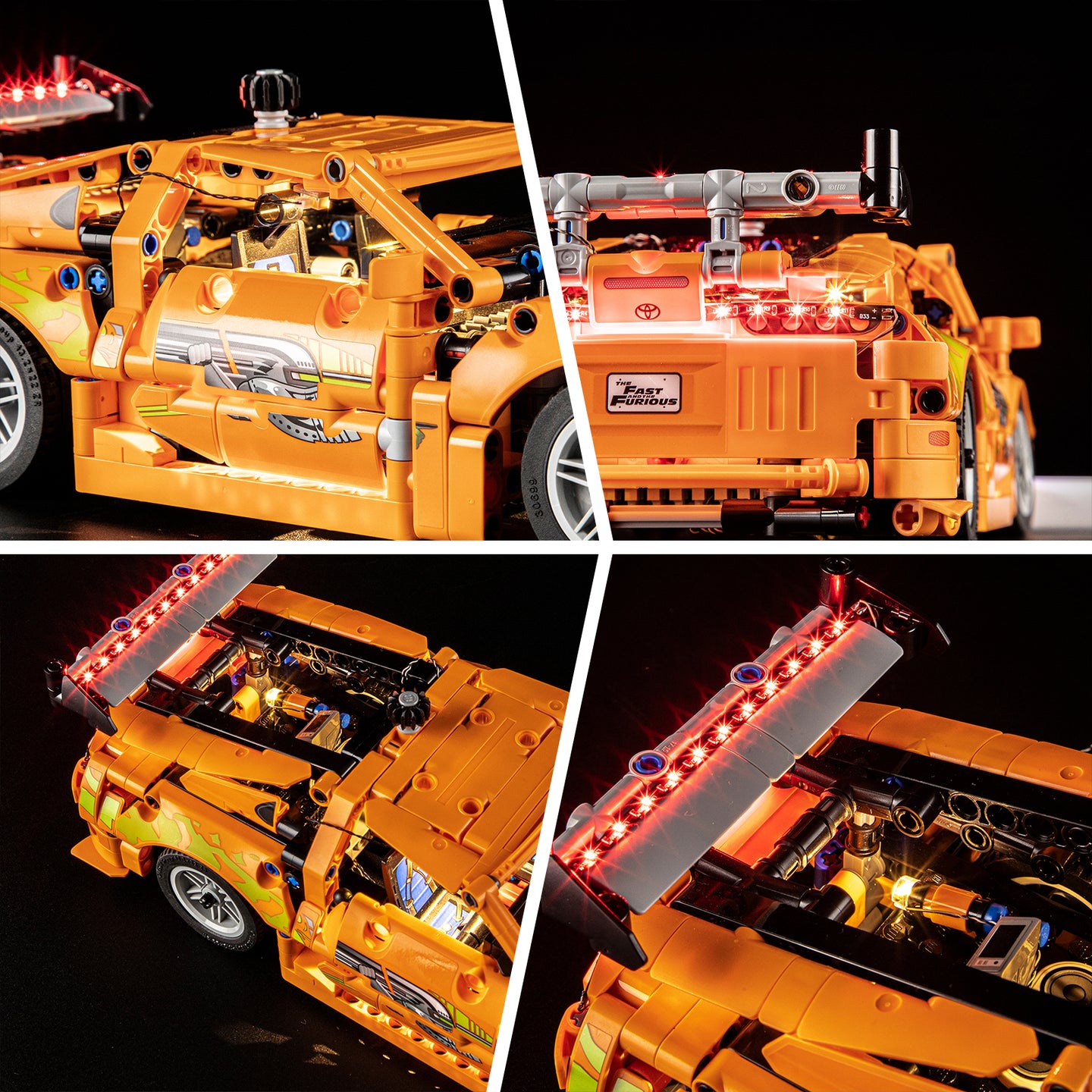 Briksmax 2.0 Light Kit For Fast and Furious Toyota Supra MK4 #42204-19
