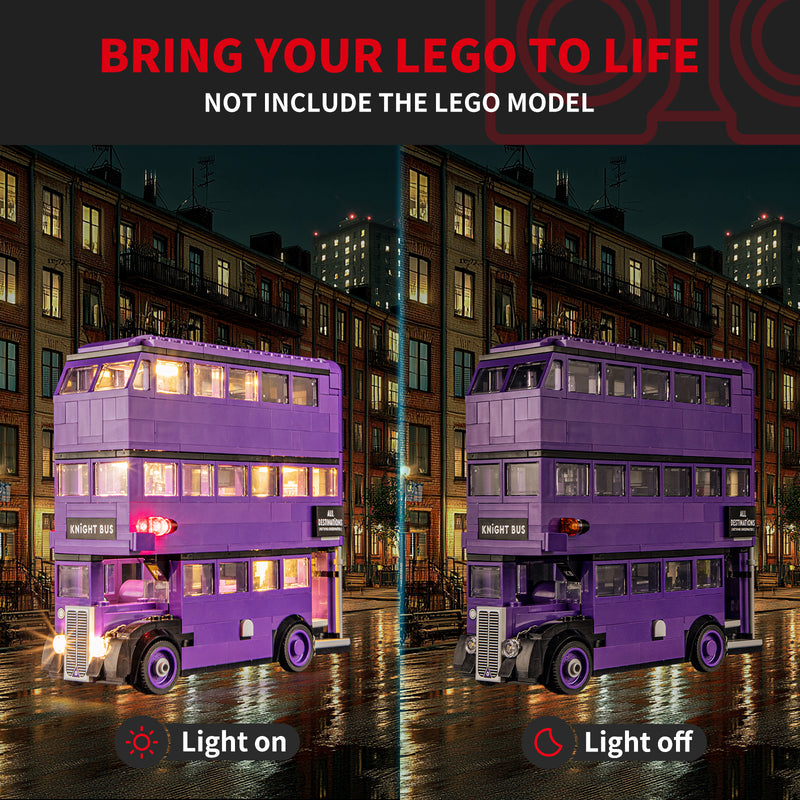 Briksmax 2.0 Light Kit For Knight Bus Adventure