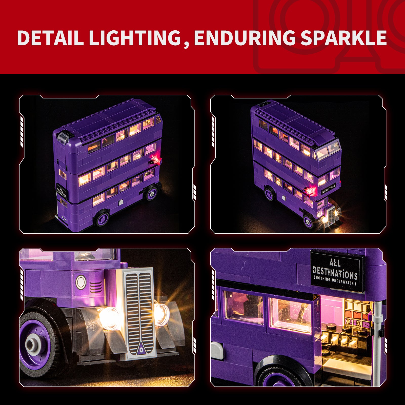 Briksmax 2.0 Light Kit For Knight Bus Adventure #76446- 4
