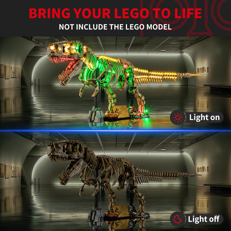 Briksmax 2.0 Light Kit For LEGO Dinosaur Fossils: Tyrannosaurus rex