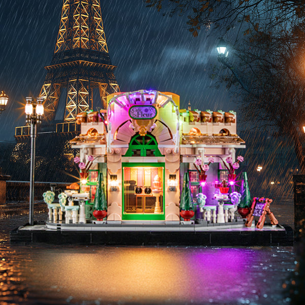 Light Kit for LEGO French Café 10362 – Custom LED Lights