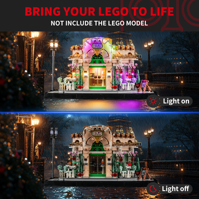 Briksmax 2.0 Light Kit For LEGO French Café