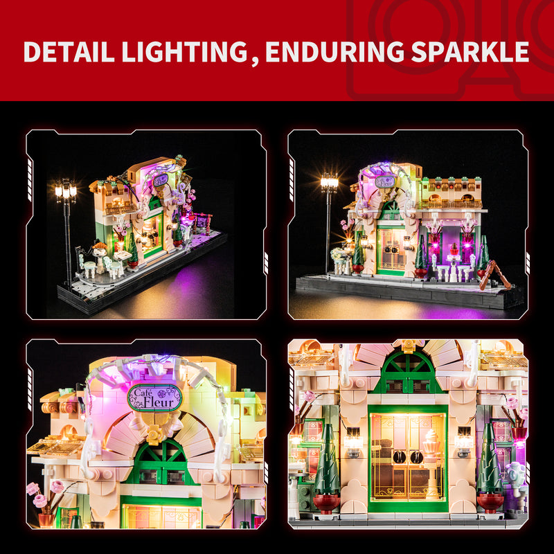 Briksmax 2.0 Light Kit For LEGO French Café