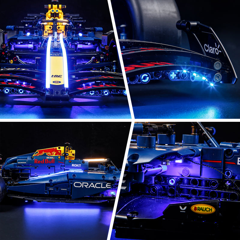 Briksmax 2.0 Light Kit For LEGO Oracle Red Bull Racing RB20 F1 Car