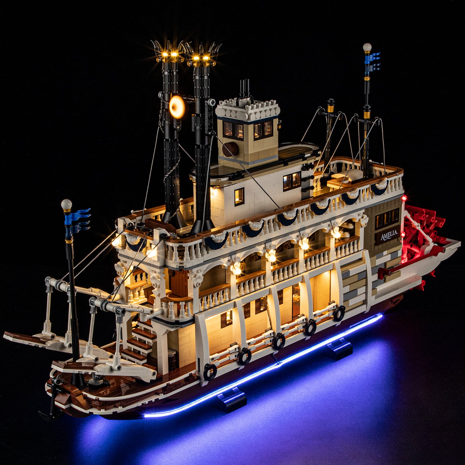 Briksmax 2.0 Light Kit For LEGO River Steamboat #21356-8