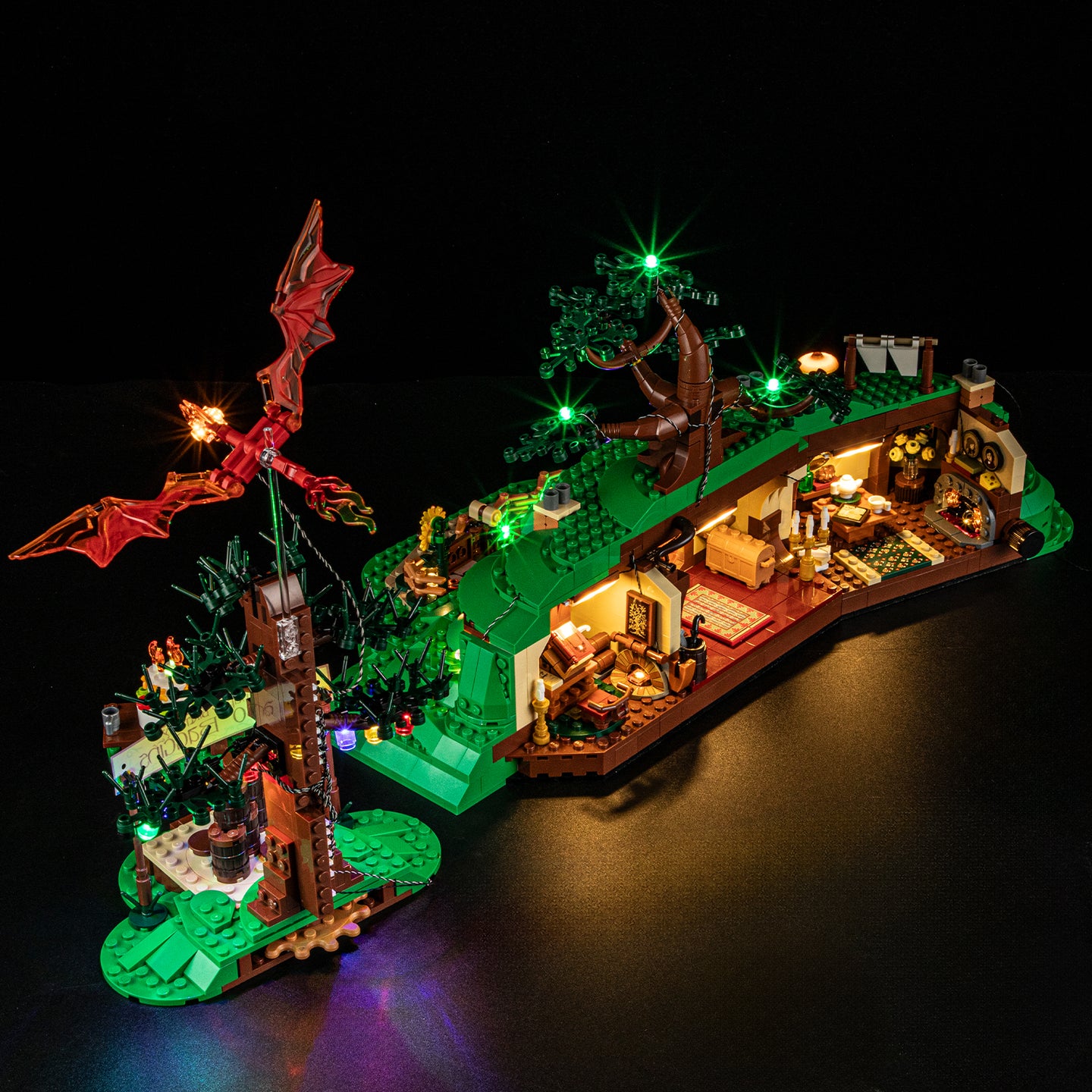 Briksmax 2.0 Light Kit For LEGO The Lord of the Rings: The Shire #10354-10